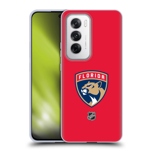 NHL Florida Panthers Plain Soft Gel Case for OPPO Reno12 5G