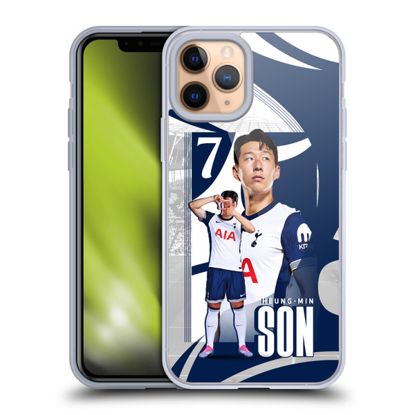 Tottenham Hotspur F.C. 2024/25 First Team Son Heung-Min Soft Gel Case for Apple iPhone 11 Pro