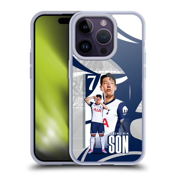 Tottenham Hotspur F.C. 2024/25 First Team Son Heung-Min Soft Gel Case for Apple iPhone 14 Pro