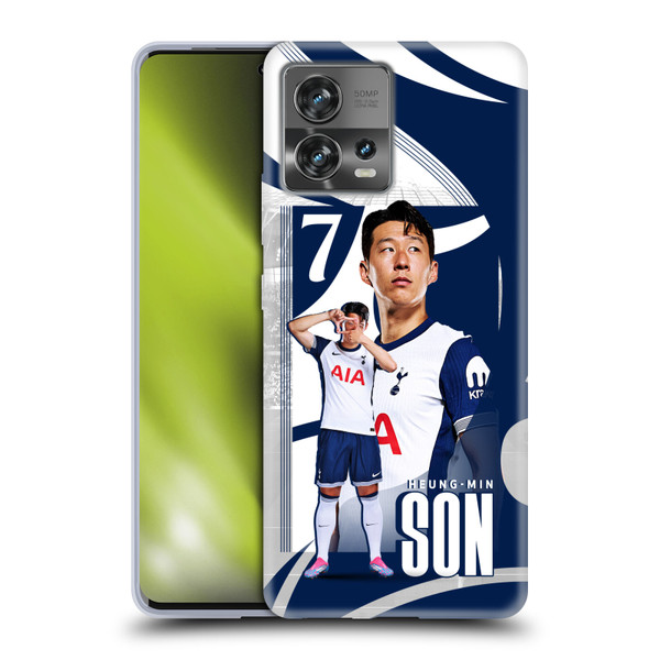 Tottenham Hotspur F.C. 2024/25 First Team Son Heung-Min Soft Gel Case for Motorola Moto Edge 30 Fusion