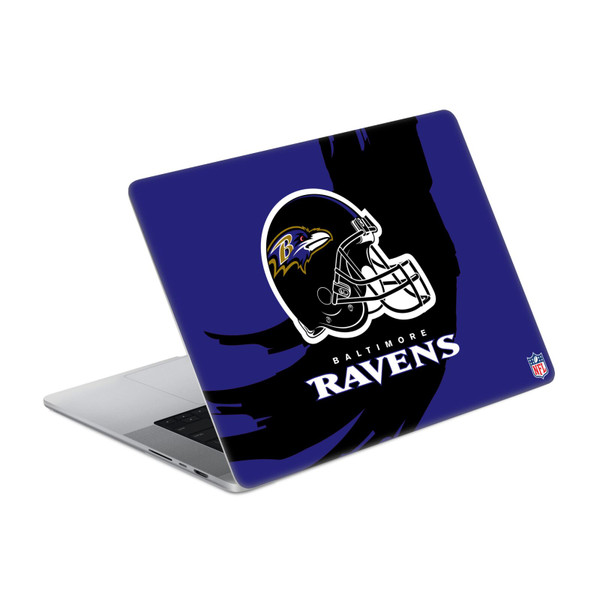 NFL Baltimore Ravens Sweep Stroke Vinyl Sticker Skin Decal Cover for Apple MacBook Pro 16" A2485