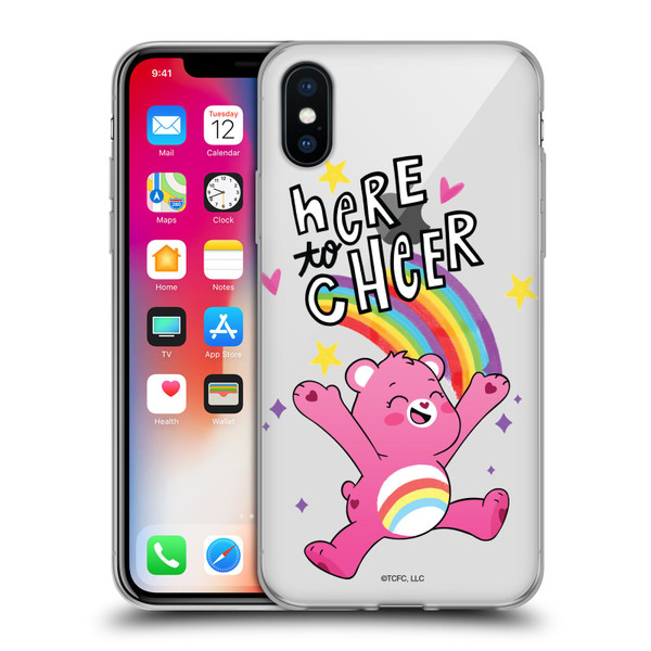 Care Bears Graphics Cheer Soft Gel Case for Apple iPhone X / iPhone XS