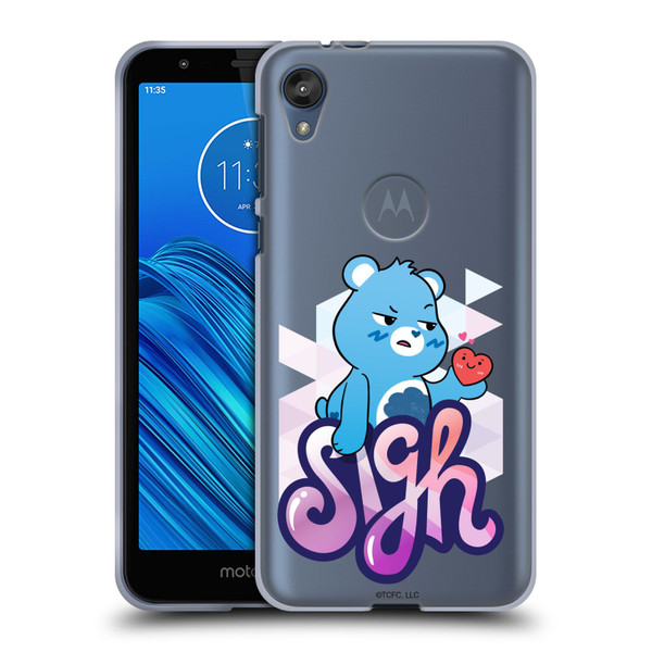 Care Bears Graphics Grumpy Soft Gel Case for Motorola Moto E6