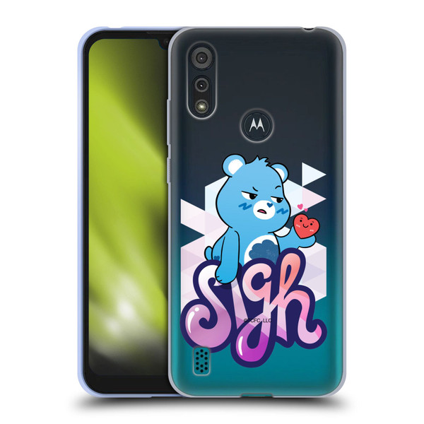 Care Bears Graphics Grumpy Soft Gel Case for Motorola Moto E6s (2020)