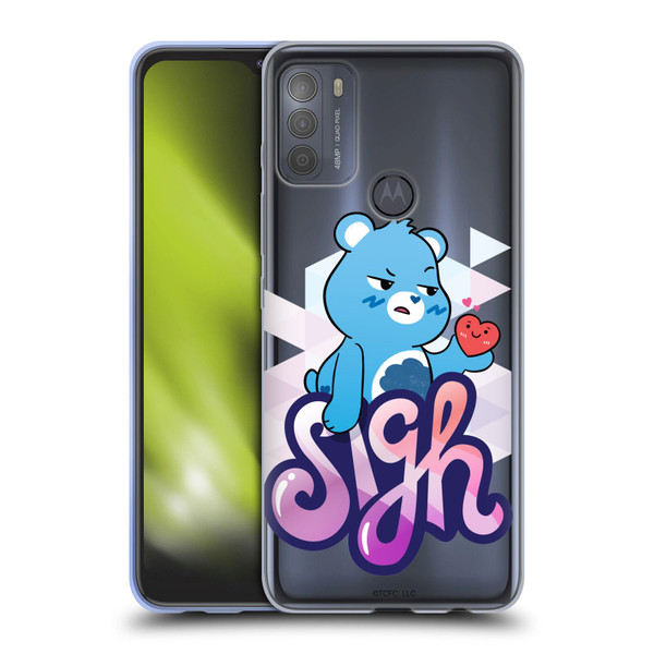 Care Bears Graphics Grumpy Soft Gel Case for Motorola Moto G50