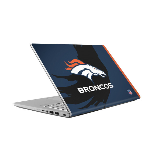 NFL Denver Broncos Sweep Stroke Vinyl Sticker Skin Decal Cover for Asus Vivobook 14 X409FA-EK555T