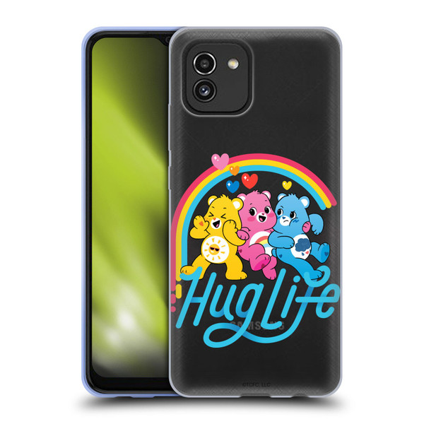 Care Bears Graphics Group Hug Life Soft Gel Case for Samsung Galaxy A03 (2021)