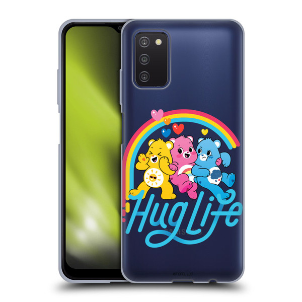 Care Bears Graphics Group Hug Life Soft Gel Case for Samsung Galaxy A03s (2021)