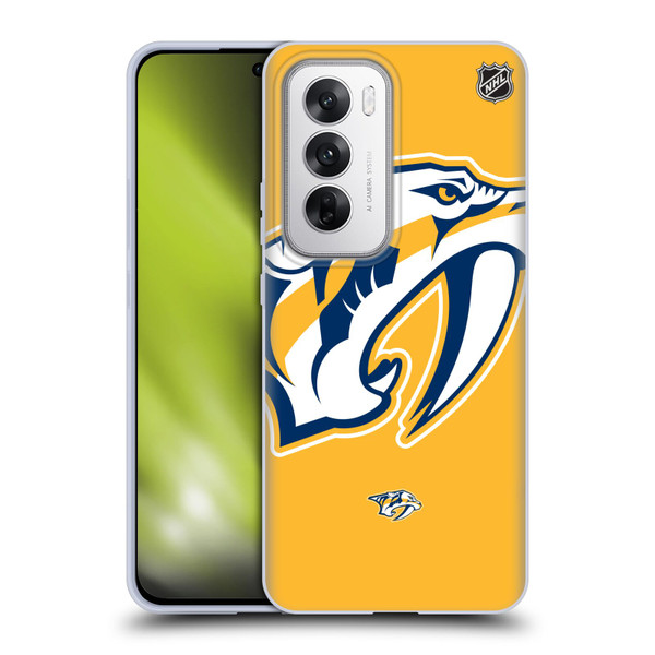 NHL Nashville Predators Oversized Soft Gel Case for OPPO Reno12 5G