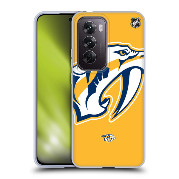 NHL Nashville Predators Oversized Soft Gel Case for OPPO Reno12 Pro 5G