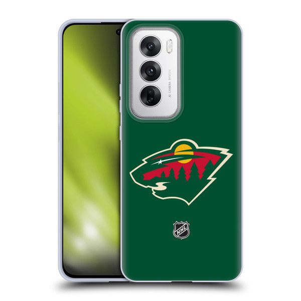 NHL Minnesota Wild Plain Soft Gel Case for OPPO Reno12 5G