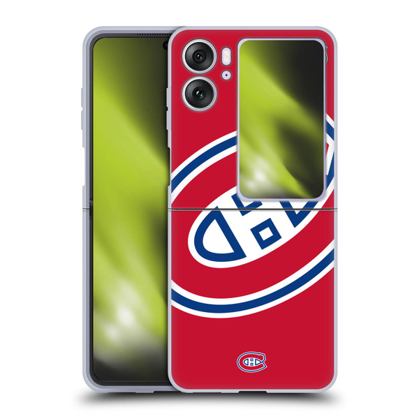 NHL Montreal Canadiens Oversized Soft Gel Case for OPPO Find N2 Flip