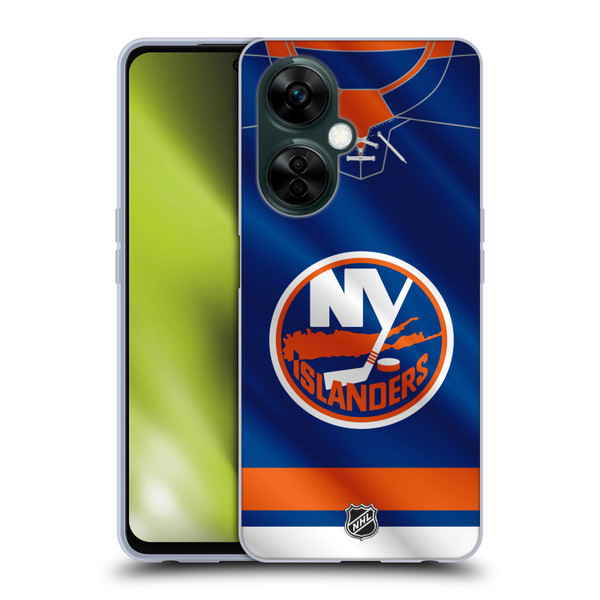 NHL New York Islanders Jersey Soft Gel Case for OnePlus Nord N30