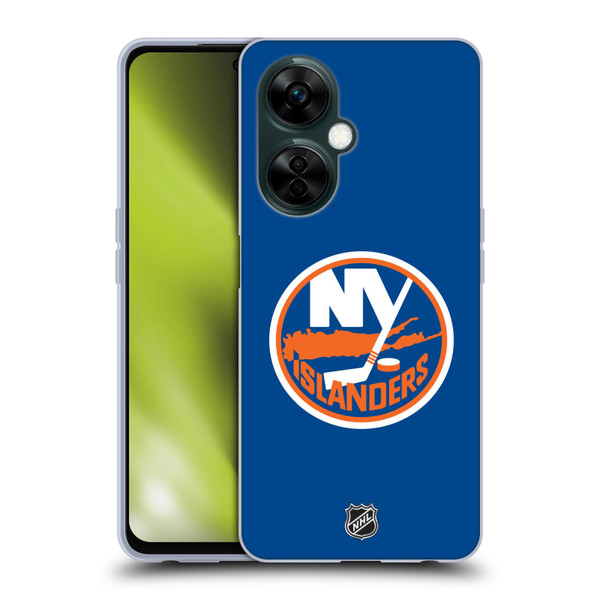 NHL New York Islanders Plain Soft Gel Case for OnePlus Nord N30