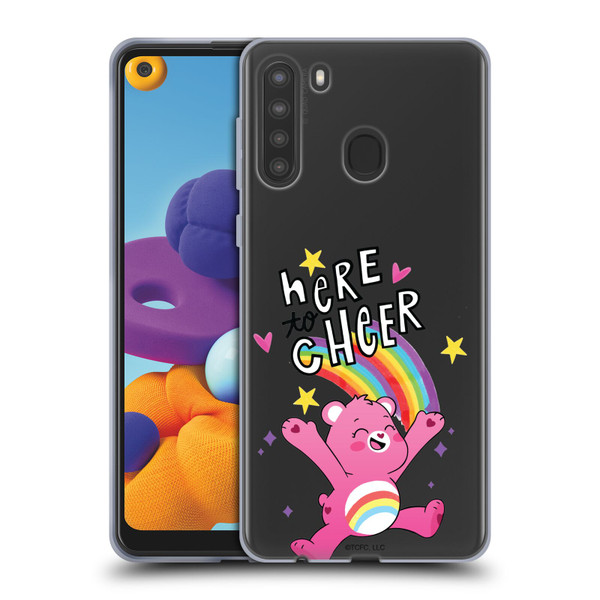 Care Bears Graphics Cheer Soft Gel Case for Samsung Galaxy A21 (2020)
