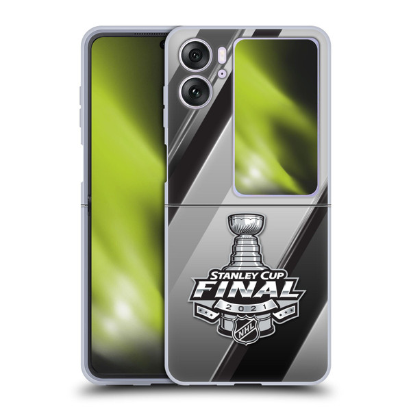 NHL 2021 Stanley Cup Final Stripes 2 Soft Gel Case for OPPO Find N2 Flip