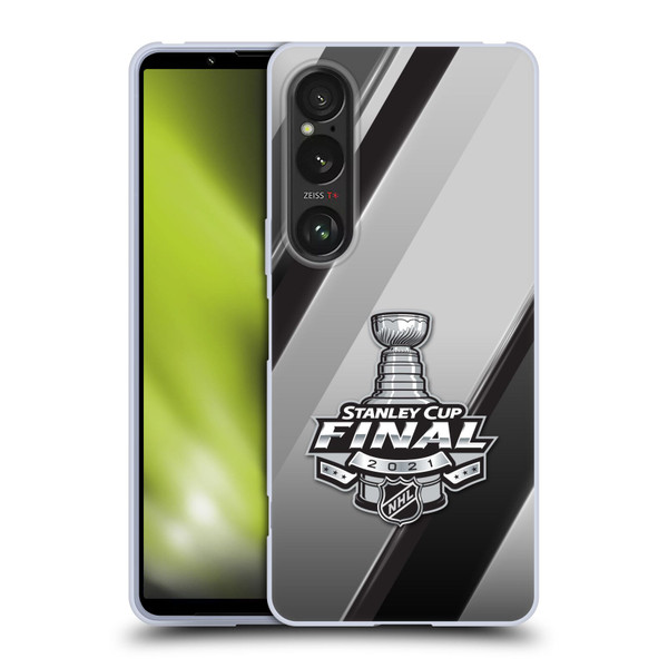 NHL 2021 Stanley Cup Final Stripes 2 Soft Gel Case for Sony Xperia 1 VI 5G
