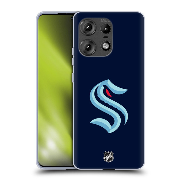 NHL Seattle Kraken Plain Soft Gel Case for Motorola Edge 50 Pro