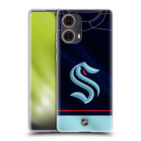 NHL Seattle Kraken Jersey Soft Gel Case for Motorola Moto G85