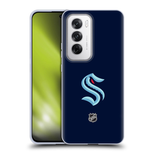 NHL Seattle Kraken Plain Soft Gel Case for OPPO Reno12 5G