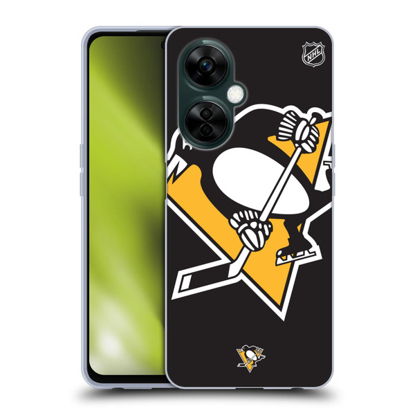 NHL Pittsburgh Penguins Oversized Soft Gel Case for OnePlus Nord N30