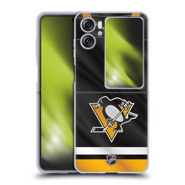 NHL Pittsburgh Penguins Jersey Soft Gel Case for OPPO Find N2 Flip