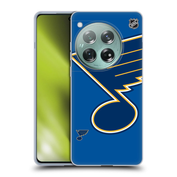 NHL St Louis Blues Oversized Soft Gel Case for OnePlus 12