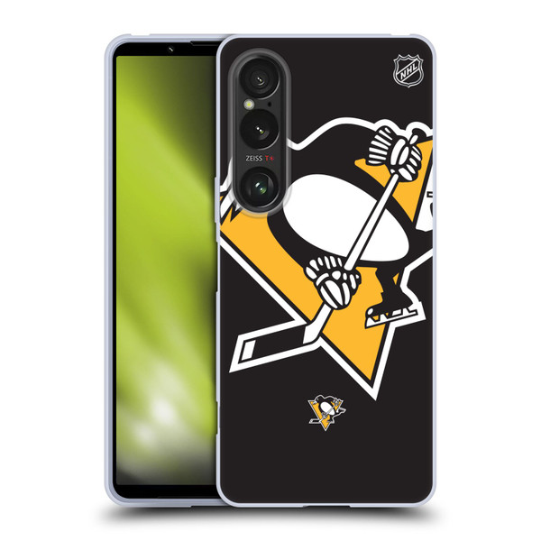 NHL Pittsburgh Penguins Oversized Soft Gel Case for Sony Xperia 1 VI 5G