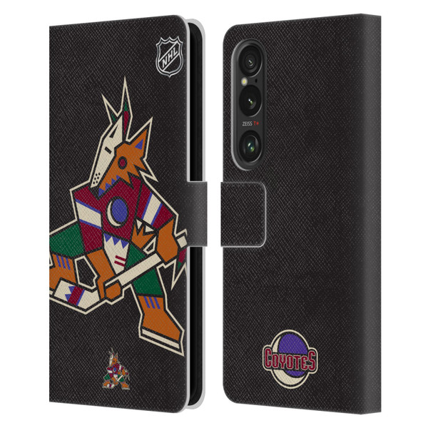 NHL Arizona Coyotes Oversized Leather Book Wallet Case Cover For Sony Xperia 1 VI 5G