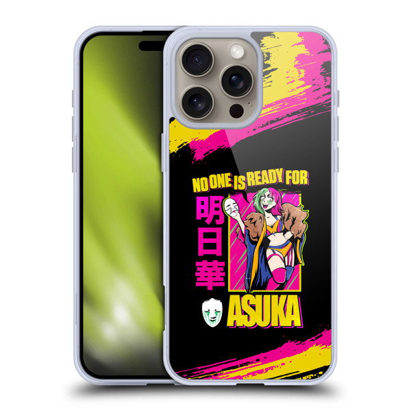 WWE Asuka No One Is Ready Soft Gel Case for Apple iPhone 16 Pro Max