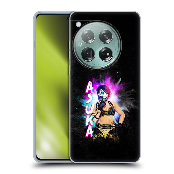 WWE Asuka Black Portrait Soft Gel Case for OnePlus 12