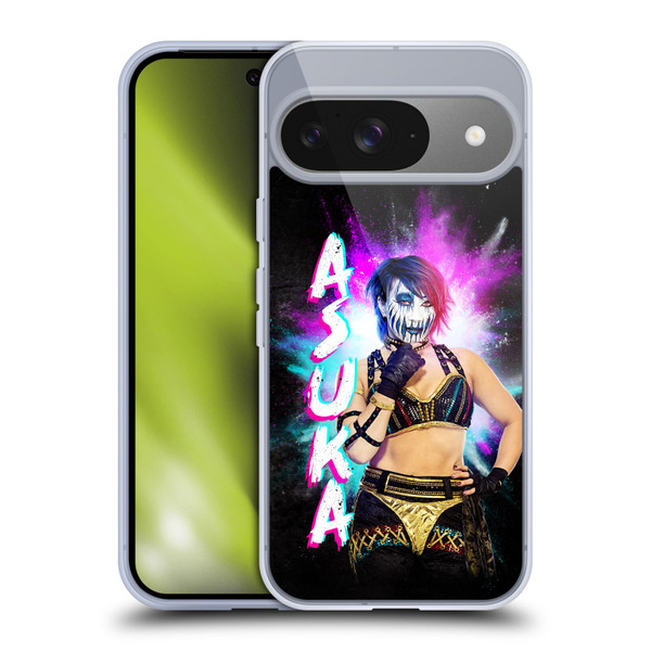 WWE Asuka Black Portrait Soft Gel Case for Google Pixel 9 / Pixel 9 Pro