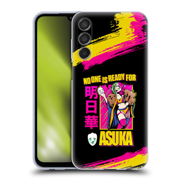 WWE Asuka No One Is Ready Soft Gel Case for Samsung Galaxy M15/F15 5G
