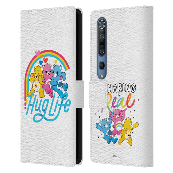Care Bears Graphics Group Hug Life Leather Book Wallet Case Cover For Xiaomi Mi 10 5G / Mi 10 Pro 5G