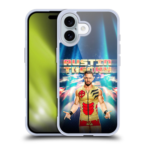 WWE Austin Theory Portrait Soft Gel Case for Apple iPhone 16