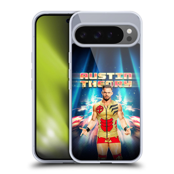 WWE Austin Theory Portrait Soft Gel Case for Google Pixel 9 Pro XL