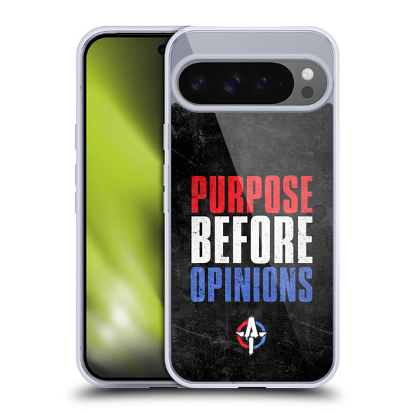 WWE Austin Theory Purpose Before Opinions Soft Gel Case for Google Pixel 9 Pro XL
