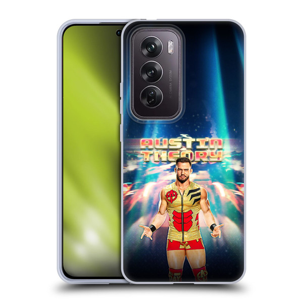 WWE Austin Theory Portrait Soft Gel Case for OPPO Reno12 Pro 5G
