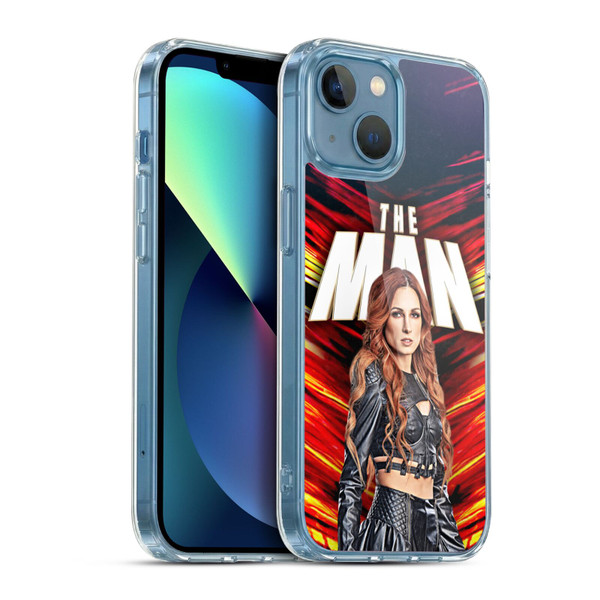WWE Becky Lynch The Man Soft Gel Case for Apple iPhone 13 Mini & MagSafe