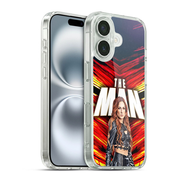 WWE Becky Lynch The Man Soft Gel Case for Apple iPhone 16 & MagSafe