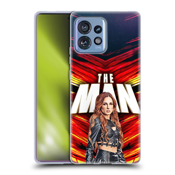 WWE Becky Lynch The Man Soft Gel Case for Motorola Moto Edge 40 Pro/Plus 2023