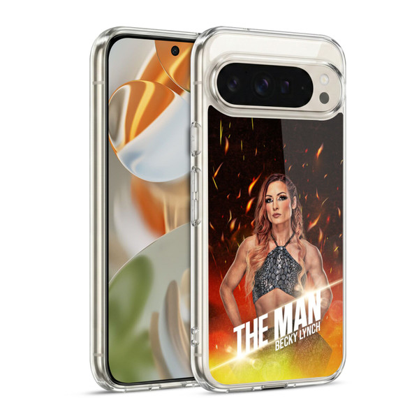 WWE Becky Lynch The Man Portrait Soft Gel Case for Google Pixel 9 / Pixel 9 Pro