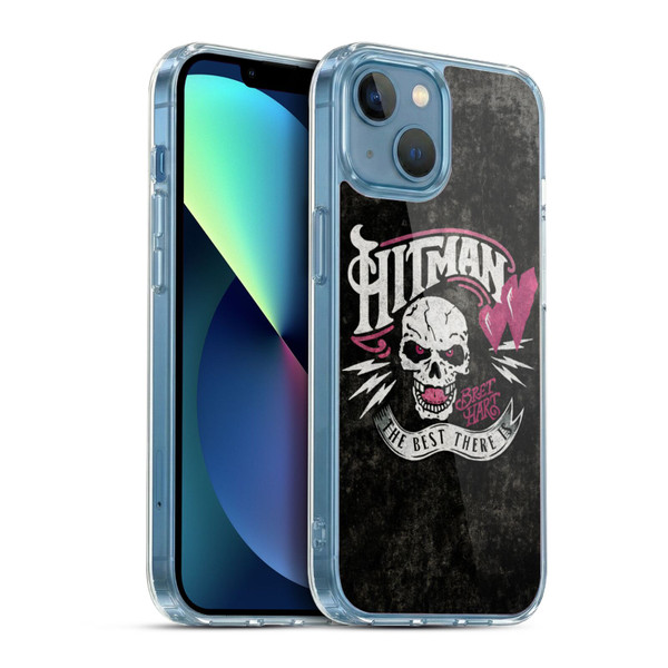 WWE Bret Hart Hitman Logo Soft Gel Case for Apple iPhone 13 Mini & MagSafe