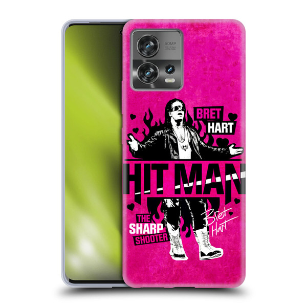 WWE Bret Hart Hitman Soft Gel Case for Motorola Moto Edge 30 Fusion