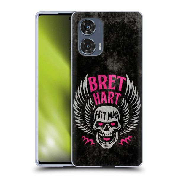 WWE Bret Hart Hitman Skull Soft Gel Case for Motorola Edge 50 Fusion