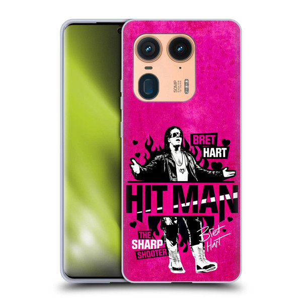 WWE Bret Hart Hitman Soft Gel Case for Motorola Edge 50 Ultra/X50 Ultra