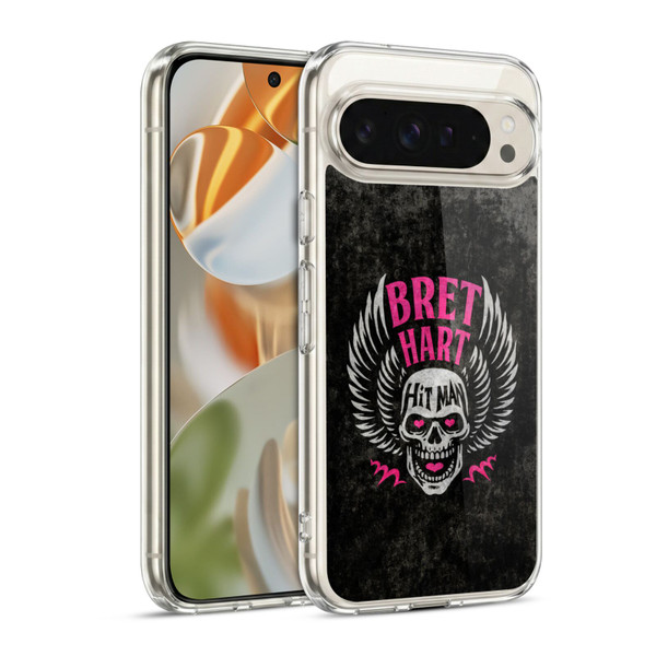 WWE Bret Hart Hitman Skull Soft Gel Case for Google Pixel 9 / Pixel 9 Pro