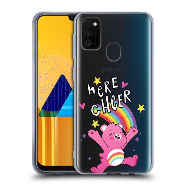Care Bears Graphics Cheer Soft Gel Case for Samsung Galaxy M30s (2019)/M21 (2020)