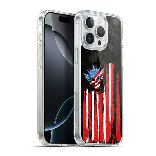 WWE Cody Rhodes Superstar Flag Soft Gel Case for Apple iPhone 16 Pro Max & MagSafe