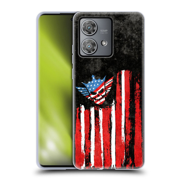 WWE Cody Rhodes Superstar Flag Soft Gel Case for Motorola Edge 40 Neo 5G